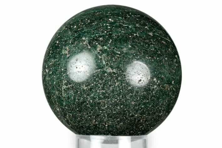 Polished Fuchsite Sphere - Madagascar #349694